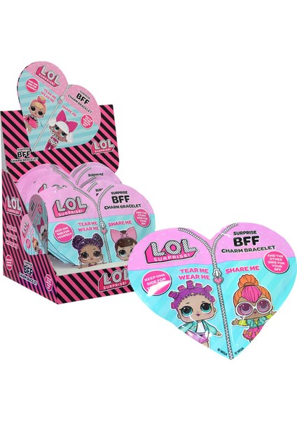 Sürpriz BFF Kalpli Sürpriz Paket Bileklik