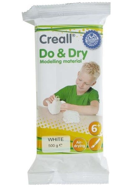 Creall Do & Dry Seramik Model Hamuru Beyaz 500 Gr.