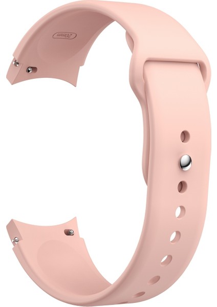 Samsung Galaxy Watch 4 Saat Için Için 40/44MM Silikon Kordon-Pembe (Yurt Dışından)