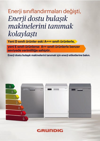 GDF 8503 I E 8 Program (14 Kişilik) Bulaşık Makinesi