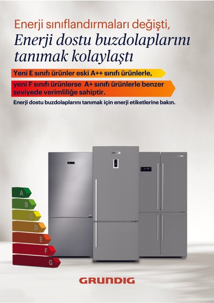 GKND 5311 I 427 lt (Toplam Kullanılabilir Hacim) Duo No Frost Buzdolabı