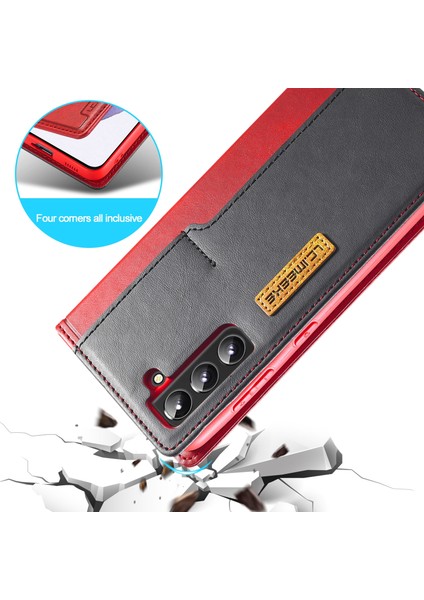 Lc.imeeke LC-001 Serisi Kılıf Samsung Galaxy S22 5g Kırmızı fırsatları