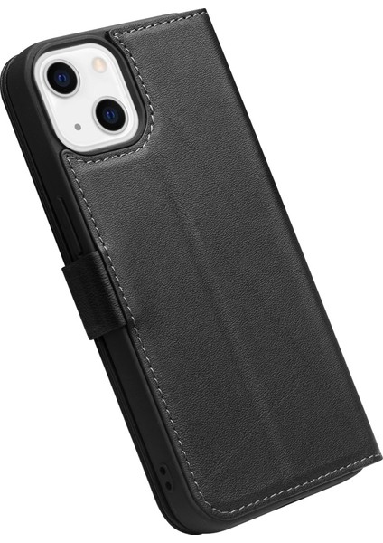 Manyetik Toka Pu Kılıf iphone 13 Mini Siyah modelleri