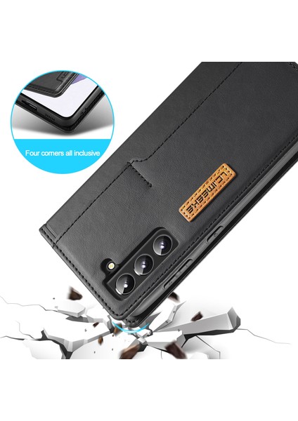 Lc.imeeke LC-001 Serisi Kılıf Samsung Galaxy S22 5g Siyah Için fırsatları