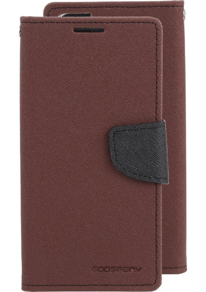 Deri Telefon Kılıfı Samsung Galaxy S22 5g Brown Için