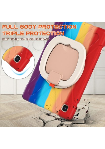 Samsung Galaxy Tab A7 10.4 (2020) T500 / T505 Kılıfı Renkli Kırmızı modelleri