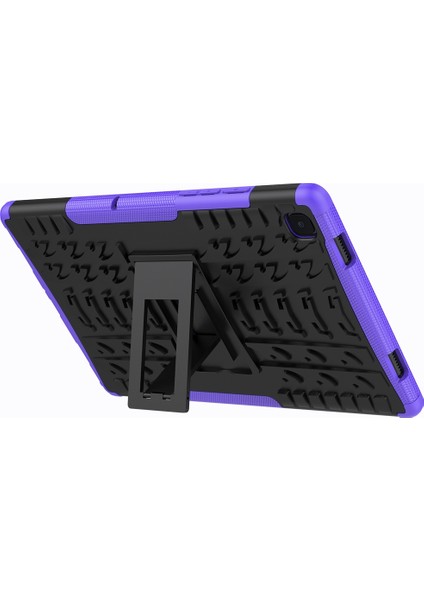 Samsung Galaxy Tab A7 (2020) T500 / T505 Lastik Doku Kılıfı Mor(Yurt Dışından)