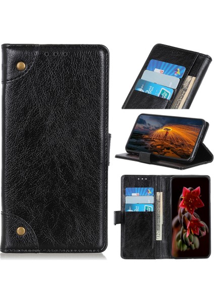 Htc Desire 21 Pro 5g Bakır Toka Nappa Doku Kılıfı Siyah fiyatları