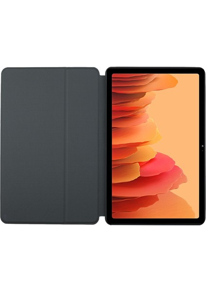 Samsung Galaxy Tab A7 10.4 T500 Deri Kılıf Kız Unicorn