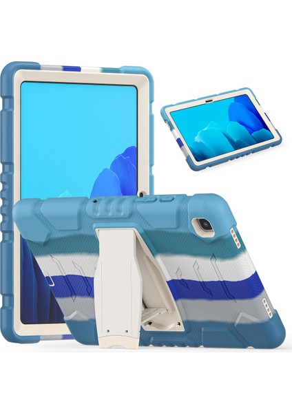 Samsung Galaxy Tab A7 T500 Pc + Silikon Kılıf Renkli Mavi fiyatları