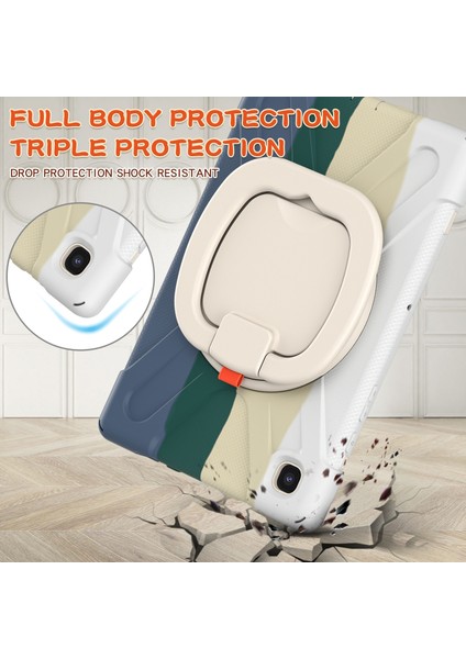 Samsung Galaxy Tab A7 10.4 (2020) T500 / T505 Kılıfı Renkli Yeşil modelleri