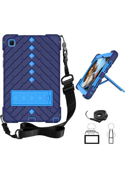 Samsung Galaxy Tab A7 10.4 Için Rhombus Robot Kılıfı (2020) Lacivert fiyatları