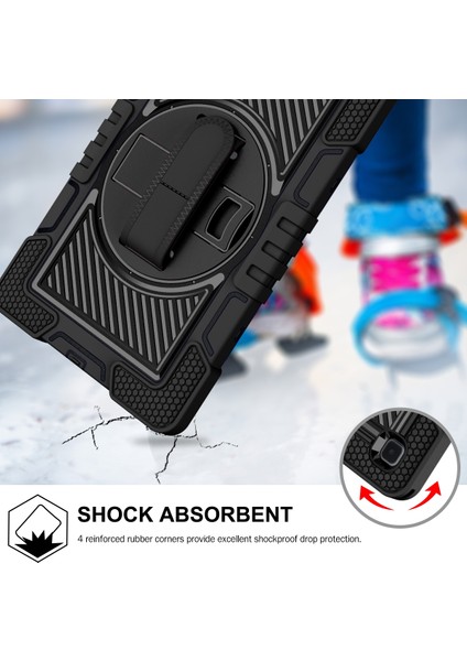 Silikon + Pc Kılıf Samsung Galaxy Tab A7 10.4 (2020) T500 / T505 Siyah fırsatları