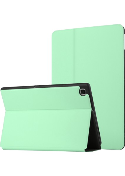 Samsung Galaxy Tab A7 10.4 T500 Için Çift Katlanır Kılıf Nane Yeşili
