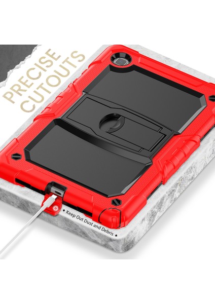 Silikon Pc Tablet Kılıf Samsung Galaxy Tab A7 2020 T500 Için Kırmızı fırsatları