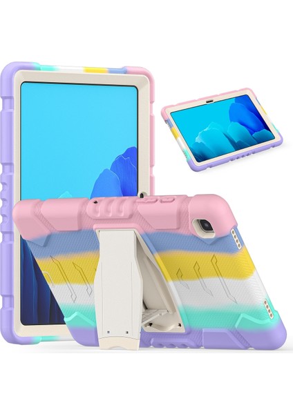 Samsung Galaxy Tab A7 T500 Pc + Silikon Kılıf Renkli Pembe fiyatları