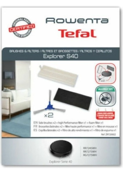 Explorer S40 Seri Filtre Seti ZR720002