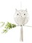 El Dokuması Baykuşlu Dreamcatcher - Beyaz (Yurt Dışından) 1