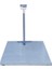 Şarjlı Özel Üretim Düz Platform Baskül 120 x 120 cm 2 Ton 500 Gram Gri 2