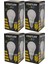 Viketled LED Ampül Beyaz-White 9W (4 Lü Set) 1