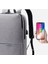 USB Şarjı Mi Sırt Çantası Erkek ve Kadın Moda Dizüstü Bilgisayar 14-17" Bilgisayar Sırt Çantası Gri (Yurt Dışından) 2
