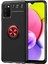 - Galaxy A03S - Kılıf Yüzüklü Auto Focus Ravel Karbon Silikon Kapak 1