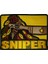 Sim Nakış Sniper Keskin Nişancı Nakış Işleme Arma Patch Peç 7 x 9.5 cm 1