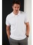 Pamuklu Slim Fit Düğmeli Polo T Shirt Erkek Polo 5902281 2