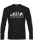 Lordd T-Shirt Drummer - The Beat Of Evolution Siyah Erkek Sweatshirt 1