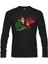 Lordd T-Shirt Che Guevara - Green Red Siyah Erkek Sweatshirt 1