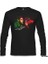 Lordd T-Shirt Che Guevara - Green Red Siyah Erkek Sweatshirt 2