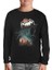 Lordd T-Shirt Doğa Macera Kamp Silüet Siyah Çocuk Sweatshirt 1