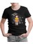 Lordd T-Shirt Squid Game - Robot Bebek Mermi Siyah Çocuk Tshirt 1