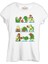 Lordd T-Shirt Yoga - Avocado Pozlar Beyaz Bayan Tshirt 1
