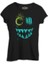 Lordd T-Shirt Maske - Monster Siyah Bayan Tshirt 1
