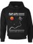 Lordd T-Shirt Nasa -Uzay Siyah Erkek Fermuarsız Kapşonlu 1