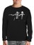 Lordd T-Shirt Star Wars & Pulp Fiction Siyah Çocuk Sweatshirt 1