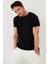 Pamuklu Slim Fit Bisiklet Yaka T Shirt Erkek T Shirt 59020001 4
