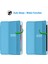 Apple iPad Mini 2019 (5.nesil) Uyumlu Fuchsia Smart Cover Standlı Katlanabilir Akıllı 1-1 Tablet Kılıfı - Mavi 3