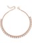 Gümüş Gurmet Zincirli Kare Zirkon Taşlı Rose Gold Halhal 1