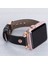 Apple Watch Uyumlu Kadın Deri Kordon Slim 38 40 41 mm Siyah 2