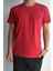 Kırmızı Basic Erkek Bisiklet Yaka Kısa Kollu T-Shirt, OT-BT-21001 2