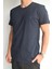 Siyah Penye Erkek Bisiklet Yaka Kısa Kollu T-Shirt,OT-BT-21011 2