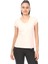 601NM20-395 Rosa Kadın V Yaka T-Shirt 1