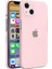 Apple iPhone 13 Kılıf Ultra Ince Mat Kamera Korumalı Silikon 1