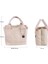 High-End Canvas Bag Lunch Bag Handbag Female Bag Hand Bag White (Yurt Dışından) 2