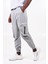 Erkek Gri Jogger Pantolon Oversize - K1332 4