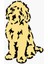Golden Köpek Sticker Defter Ajanda Planner Laptop Sticker, 5 cm 1