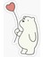 Zobarmarkt Kalpli Balon Temalı Yaz Sticker Defter Ajanda Planner Laptop Sticker 5 cm 1