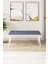 Concept Zen Serisi Bench'li, 80 x 132, Açılabilir Mdf Mutfak Masası Takımı, Beyaz Masa 3